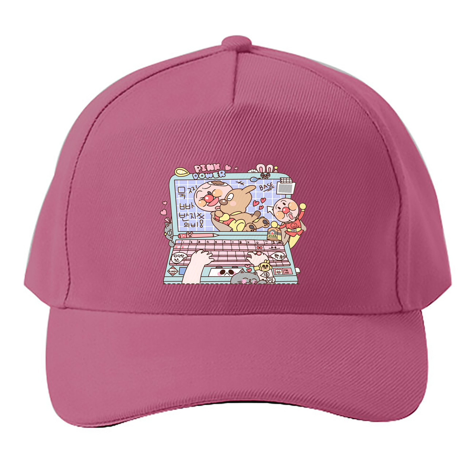 （画像用） アンパンマン Anpanman ベースボールキャップ 綿100％ 男女兼用 帽子 スポーツ